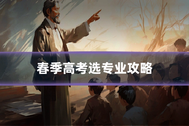 春季高考选专业攻略