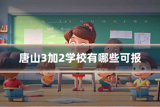 唐山3加2学校有哪些可报
