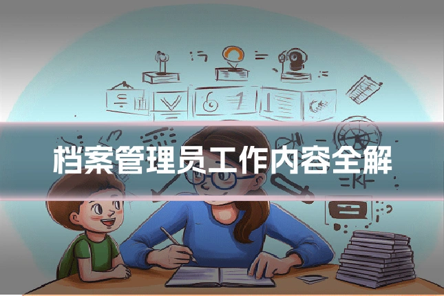 档案管理员工作内容全解