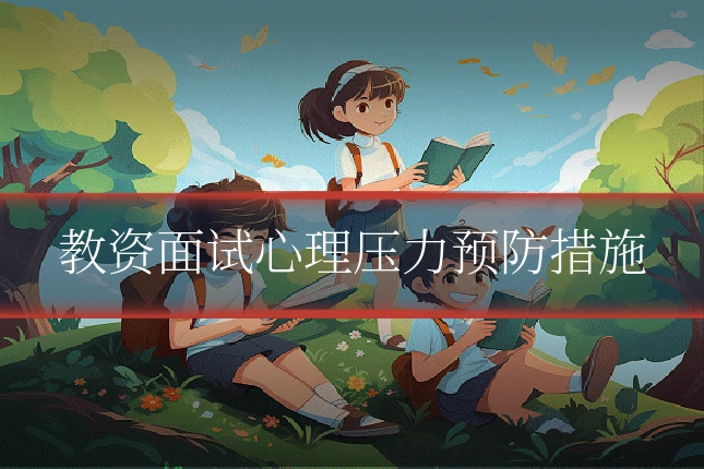 教资面试心理压力预防措施