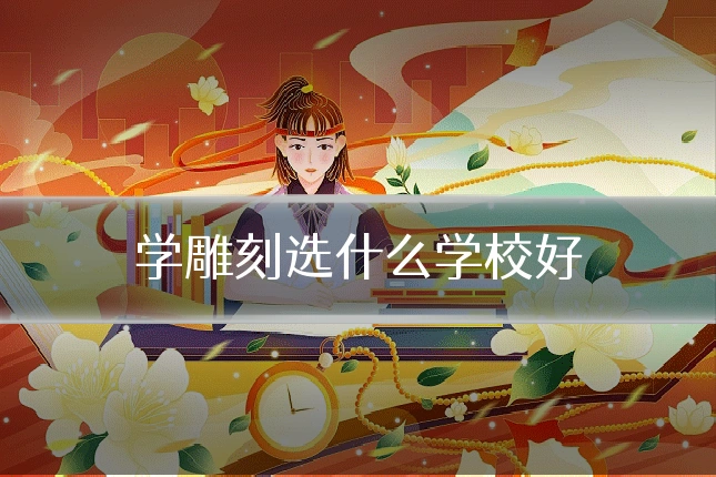 学雕刻选什么学校好
