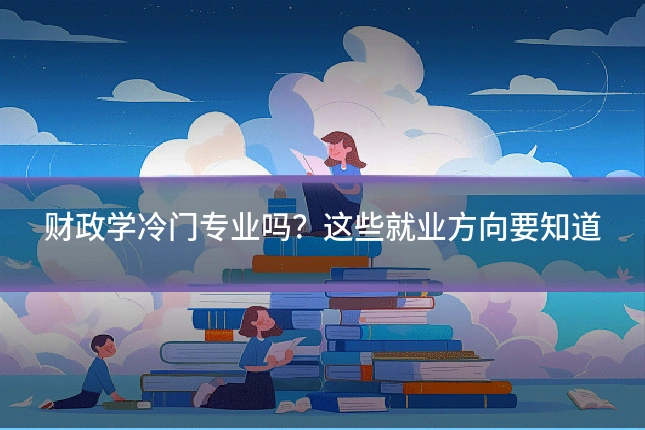 财政学冷门专业吗？这些就业方向要知道