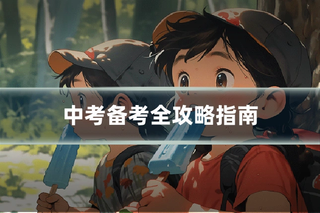 中考备考全攻略指南