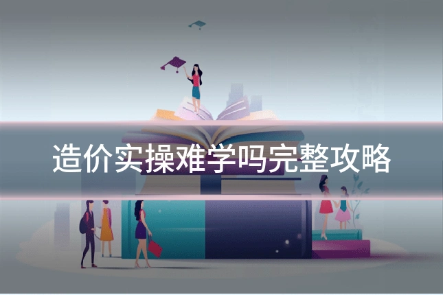 造价实操难学吗完整攻略