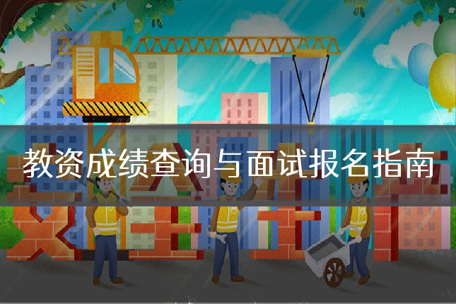 教资成绩查询与面试报名指南