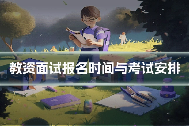 教资面试报名时间与考试安排