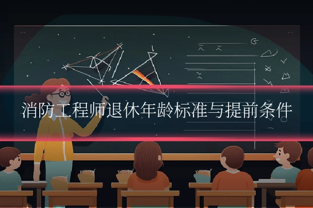消防工程师退休年龄标准与提前条件