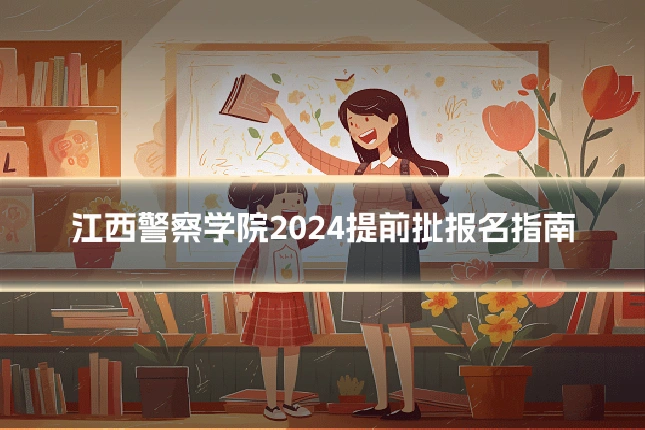 江西警察学院2024提前批报名指南
