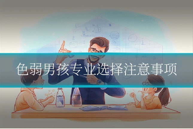 色弱男孩专业选择注意事项