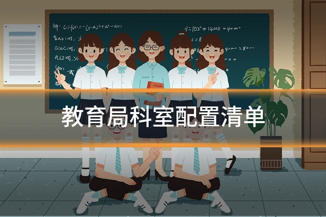 教育局科室配置清单