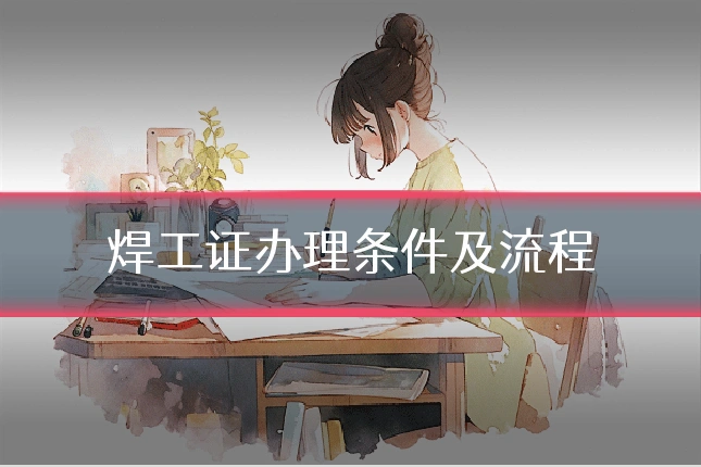 焊工证办理条件及流程