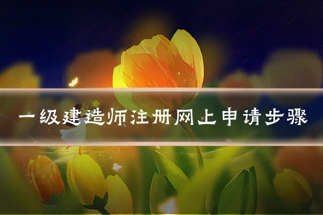 一级建造师注册网上申请步骤
