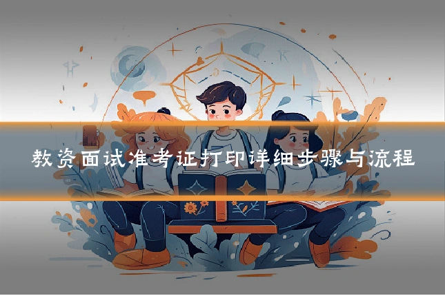 教资面试准考证打印详细步骤与流程