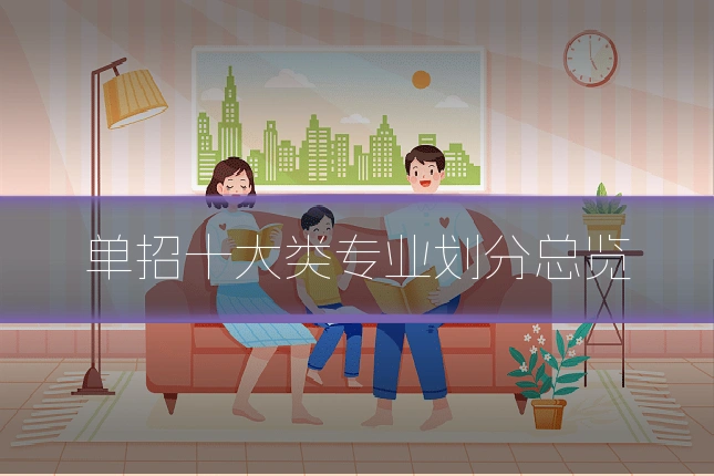 单招十大类专业划分总览