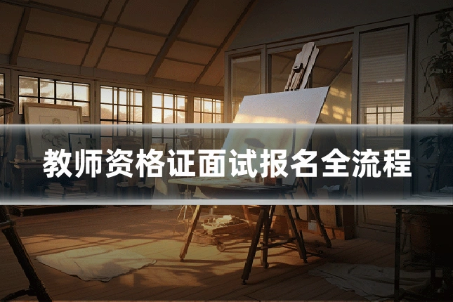教师资格证面试报名全流程