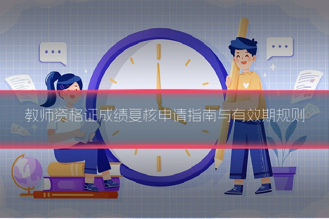 教师资格证成绩复核申请指南与有效期规则