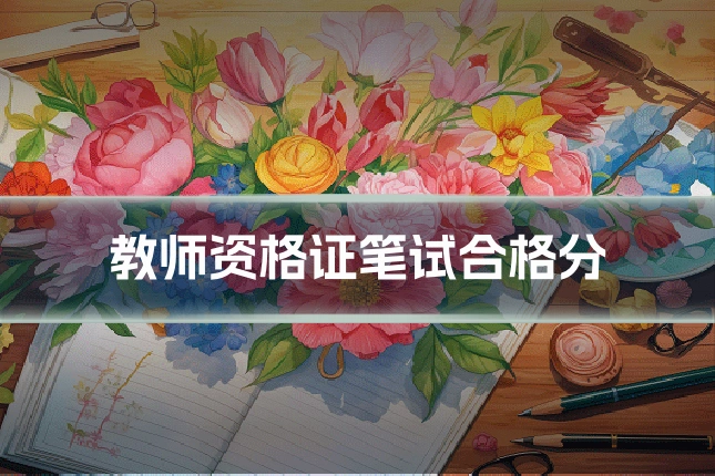 教师资格证笔试合格分