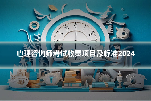 心理咨询师考试收费项目及标准2024