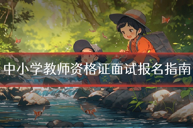 中小学教师资格证面试报名指南