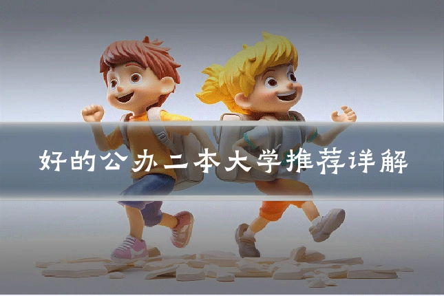 好的公办二本大学推荐详解