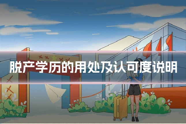 脱产学历的用处及认可度说明