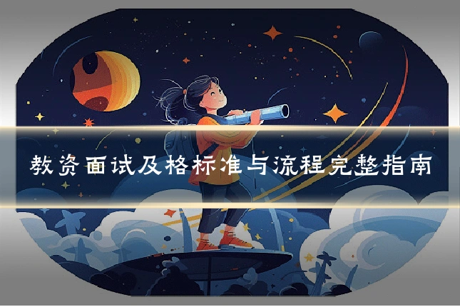 教资面试及格标准与流程完整指南