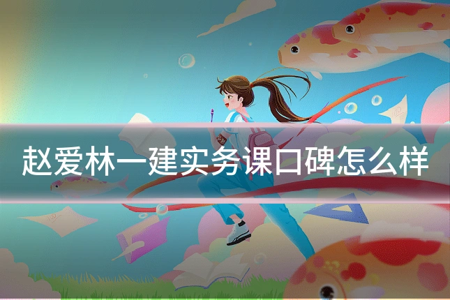 赵爱林一建实务课口碑怎么样