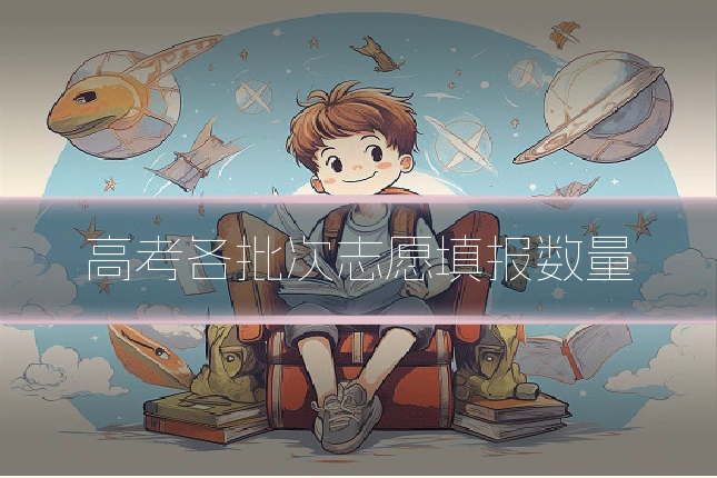 高考各批次志愿填报数量