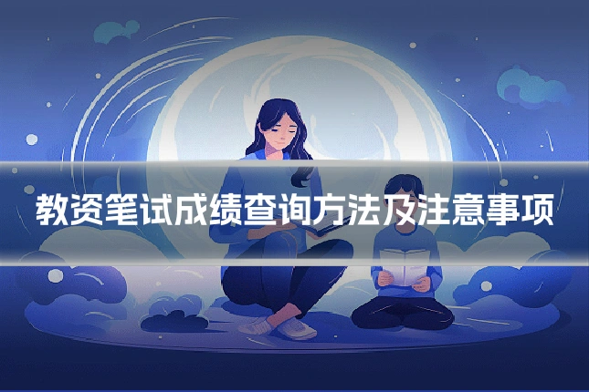 教资笔试成绩查询方法及注意事项