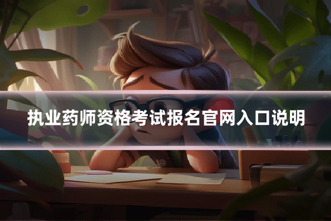 执业药师资格考试报名官网入口说明