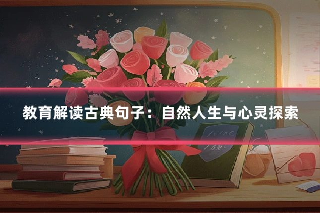教育解读古典句子：自然人生与心灵探索