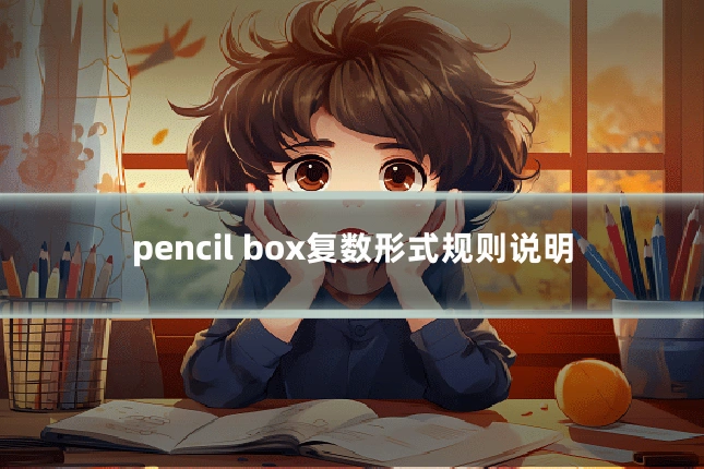 pencil box复数形式规则说明