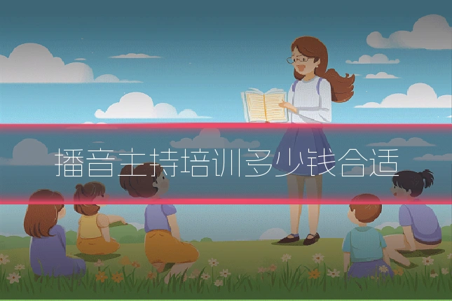 播音主持培训多少钱合适