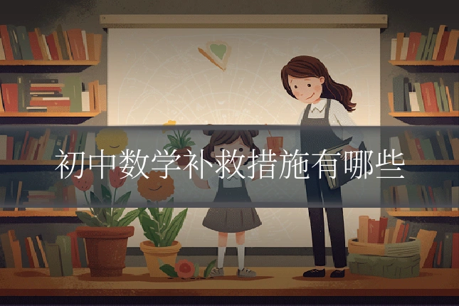 初中数学补救措施有哪些