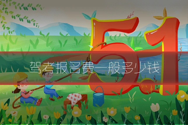 驾考报名费一般多少钱
