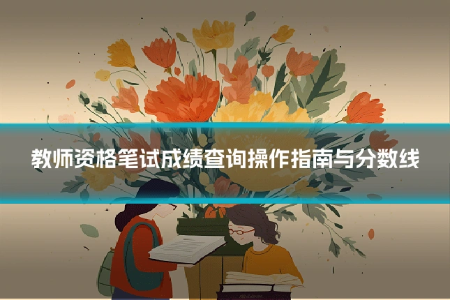 教师资格笔试成绩查询操作指南与分数线