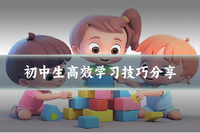 初中生高效学习技巧分享