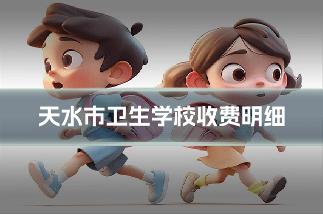 天水市卫生学校收费明细