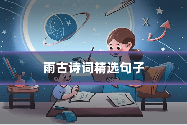 雨古诗词精选句子