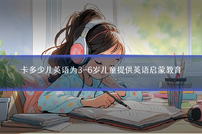 卡多少儿英语为3-6岁儿童提供英语启蒙教育