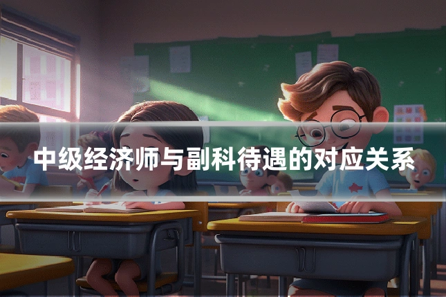 中级经济师与副科待遇的对应关系