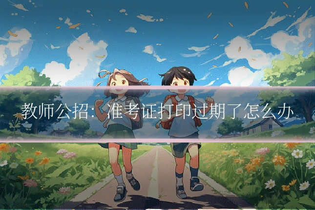 教师公招：准考证打印过期了怎么办