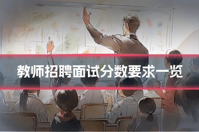 教师招聘面试分数要求一览
