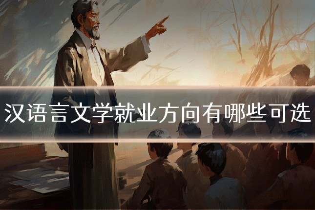 汉语言文学就业方向有哪些可选