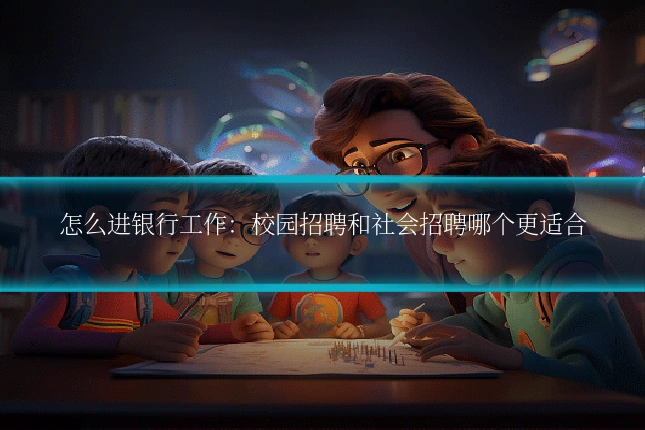 怎么进银行工作：校园招聘和社会招聘哪个更适合