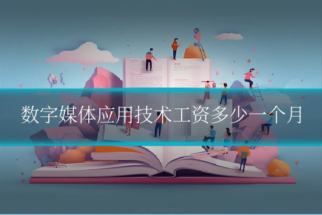 数字媒体应用技术工资多少一个月