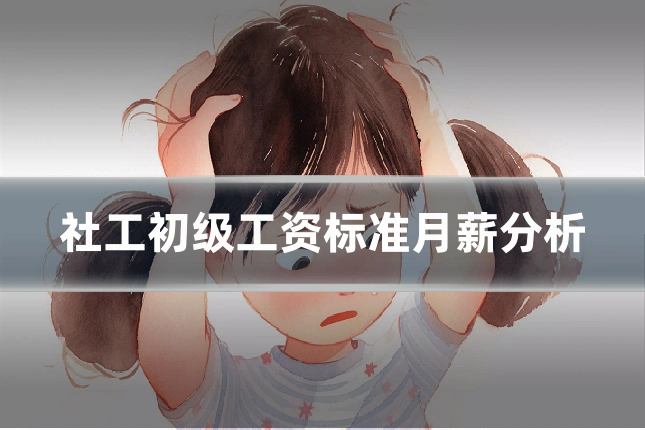 社工初级工资标准月薪分析