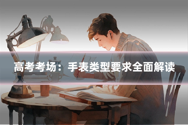 高考考场：手表类型要求全面解读