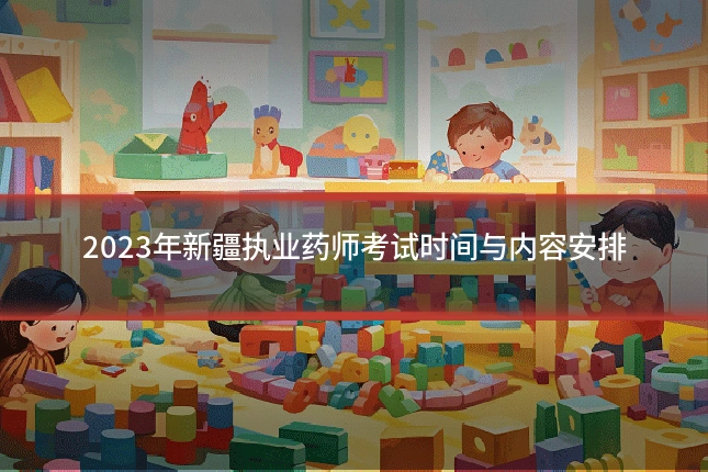 2023年新疆执业药师考试时间与内容安排