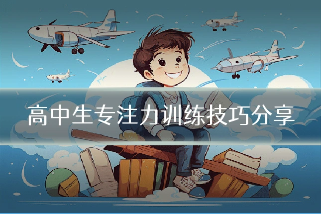 高中生专注力训练技巧分享